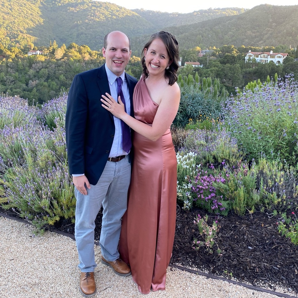 Revelry Desert Rose Satin Devan Convertible Bridesmaid Dress